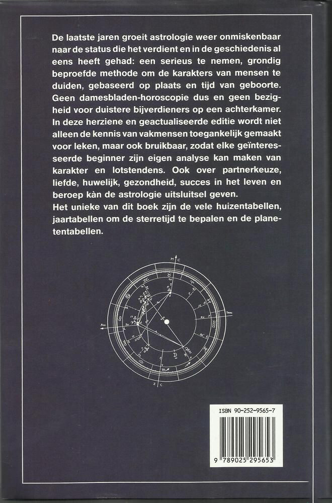 HANDBOEK BEGINNENDE ASTROLOOG achterkant