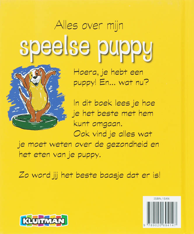 Alles over mijn speelse puppy achterkant