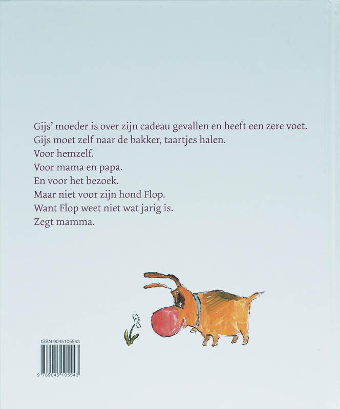 De verjaardag van Gijs achterkant