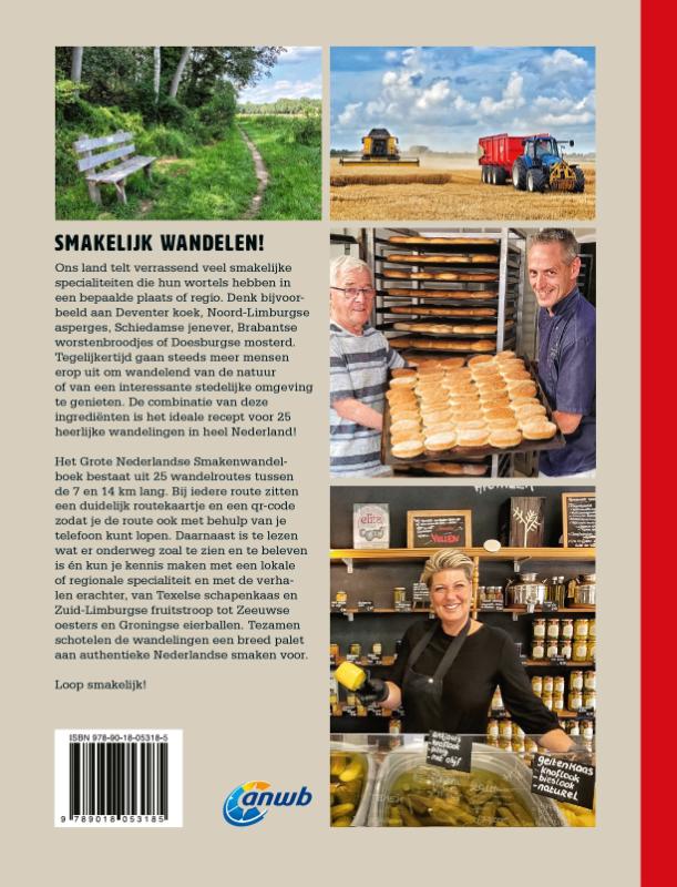 Het grote Nederlandse smakenwandelboek achterkant