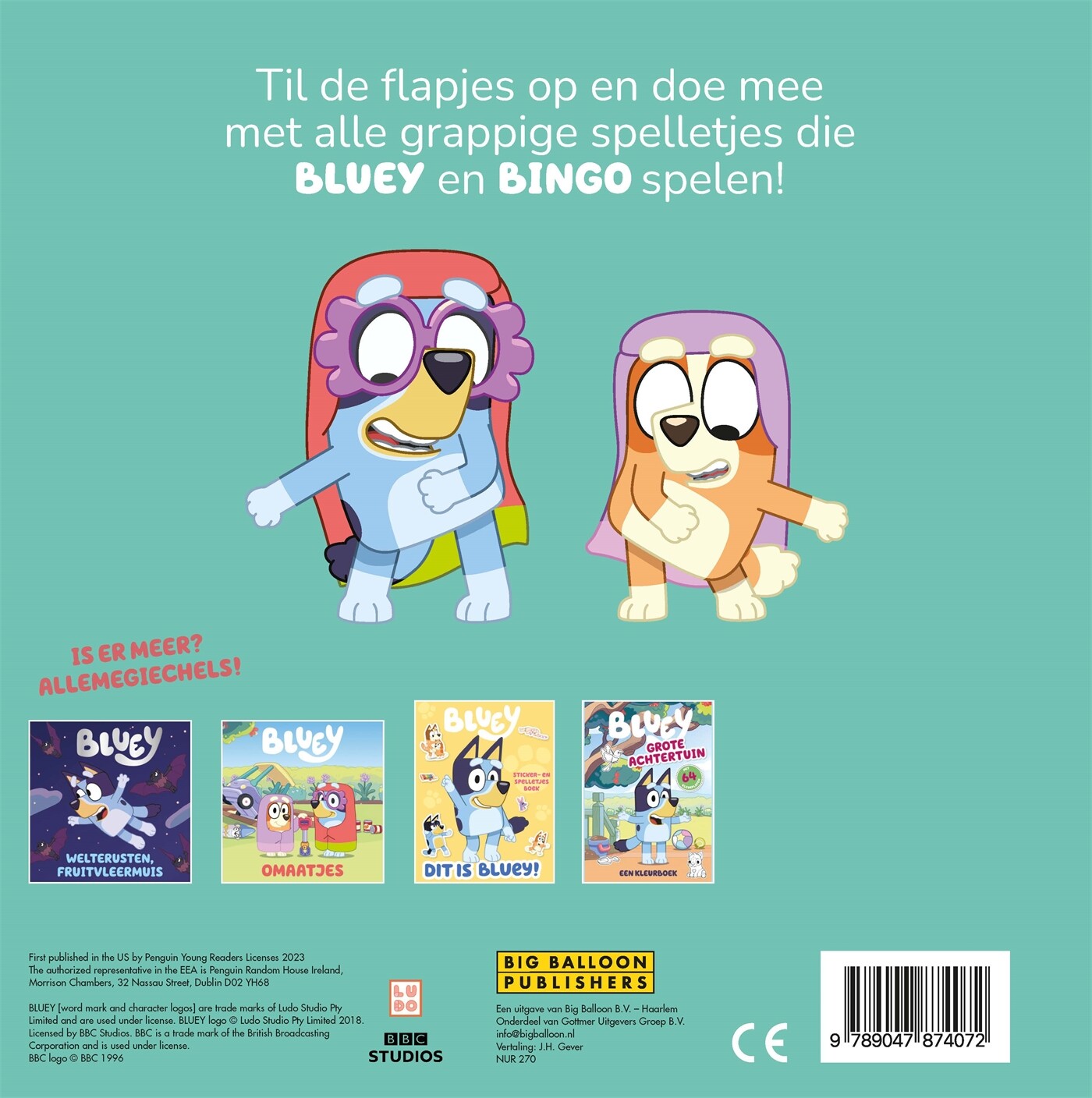 Zullen we een spelletje doen? / Bluey achterkant