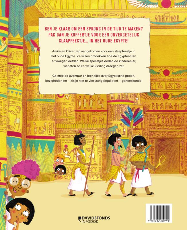 Slaapfeestje in het oude Egypte achterkant