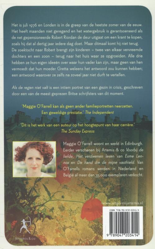 Als de regen niet valt Als de regen niet valt achterkant