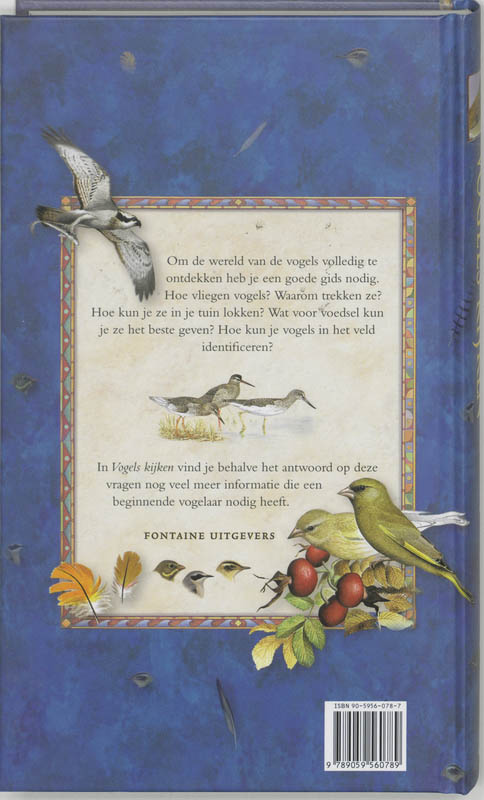 Vogels kijken achterkant