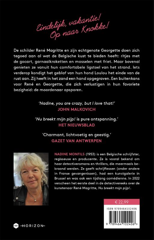 In Knokke! / Het dolle detectivewerk van Magritte en Georgette / 2 achterkant