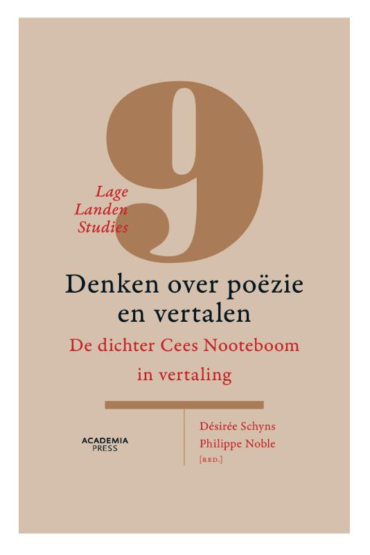 Denken over poëzie en vertalen / Lage Landen Studies / 9