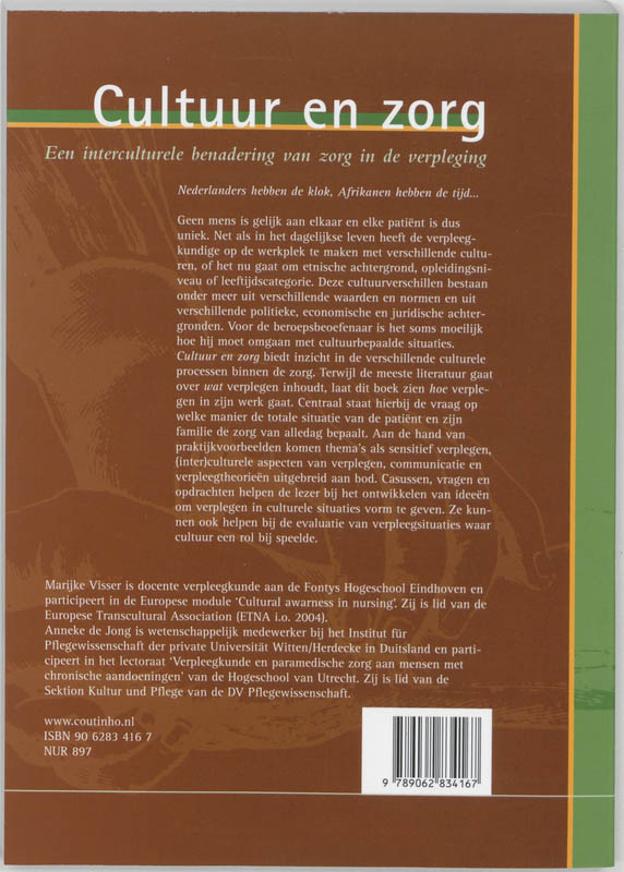 Cultuur en zorg achterkant