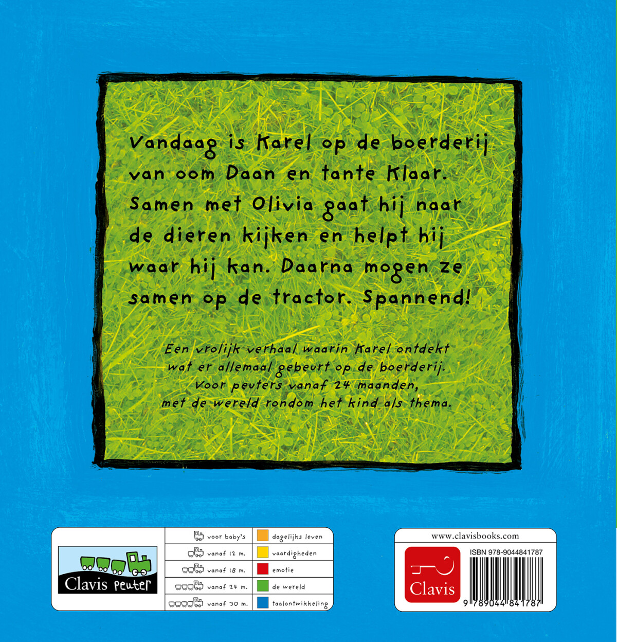 Karel op de boerderij / Karel en Kaatje achterkant