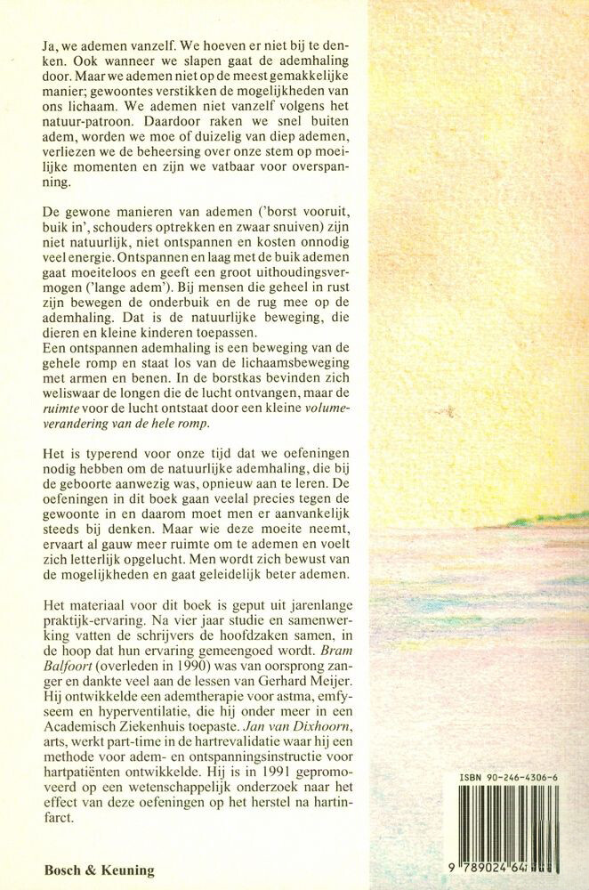 Ademen wij vanzelf ? achterkant