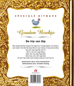De trip van Kip / Gouden boekjes achterkant