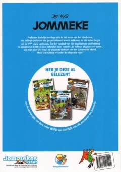 De stad in de vulkaan / Jommeke strip / 87 achterkant