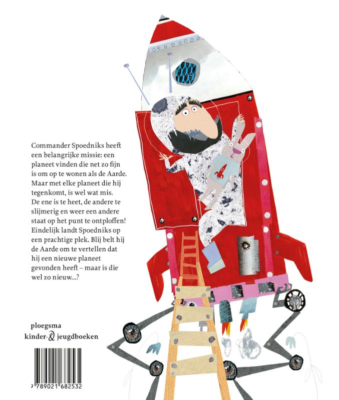 Spoedniks zoekt een nieuwe planeet achterkant