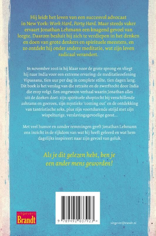 Dagboek van een gelukstoerist achterkant