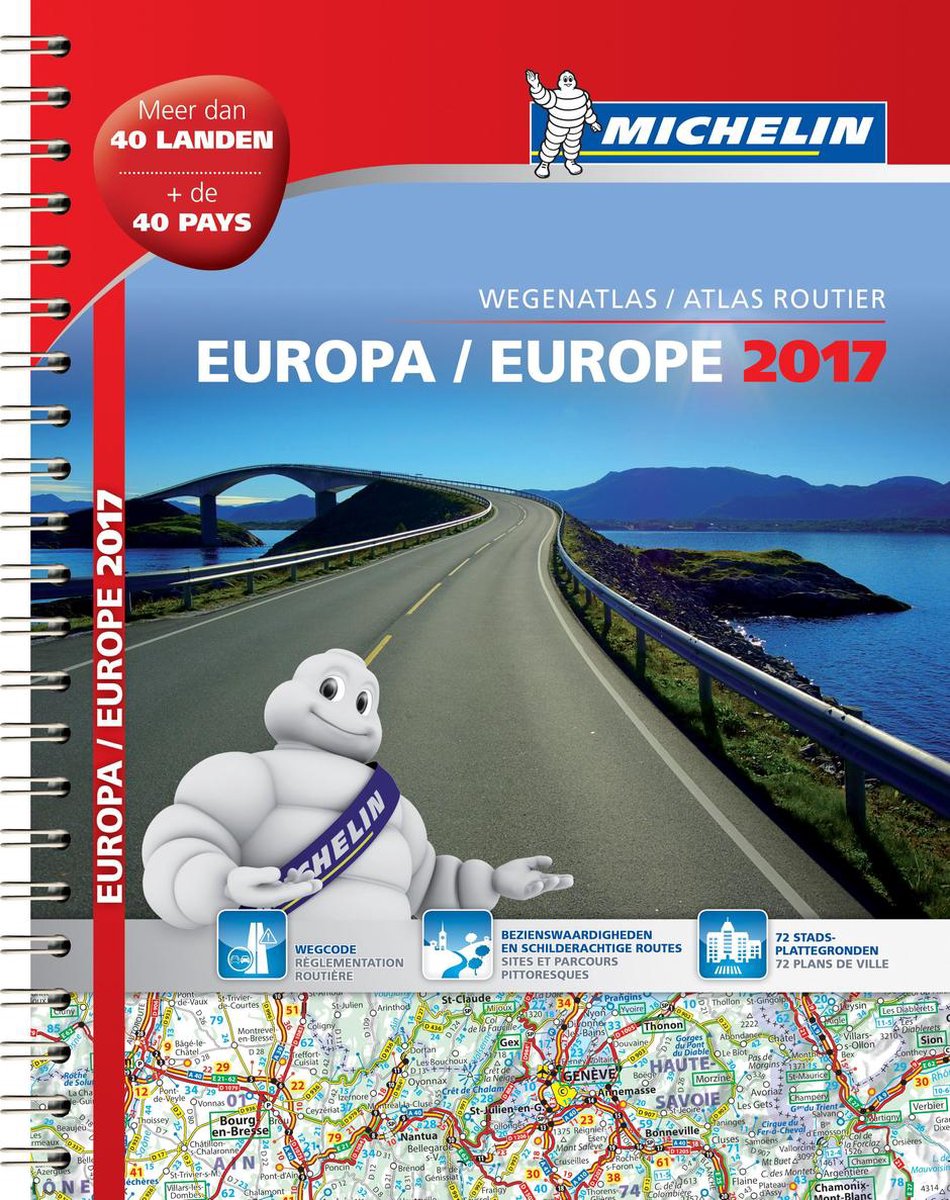 Atlas Michelin Europa 2017