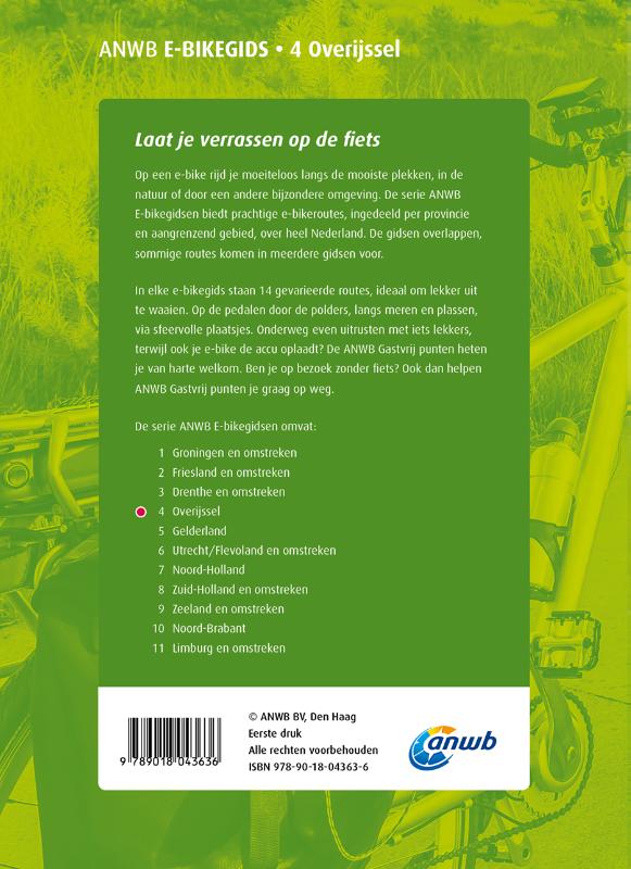 ANWB e-bikegids 4 - Overijssel ANWB e-bikegids 4 - Overijssel achterkant