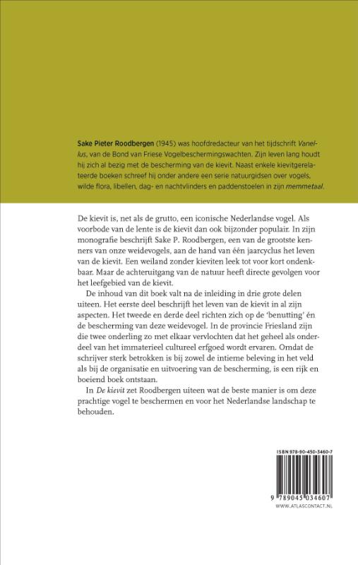 De kievit / De vogelserie / 13 achterkant