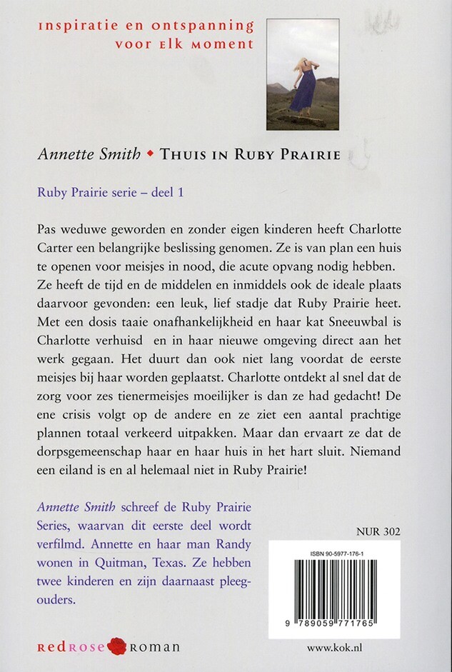 Thuis in Ruby Prairie / Redrose roman / 1 achterkant