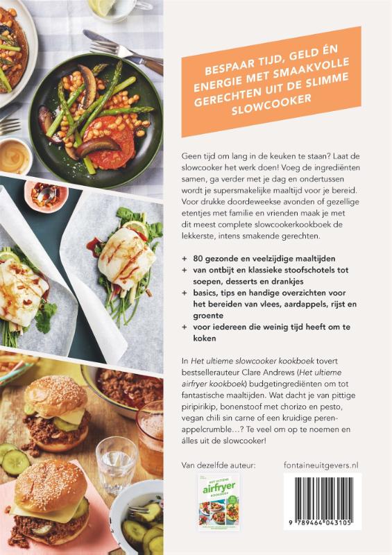 Het ultieme slowcooker kookboek achterkant