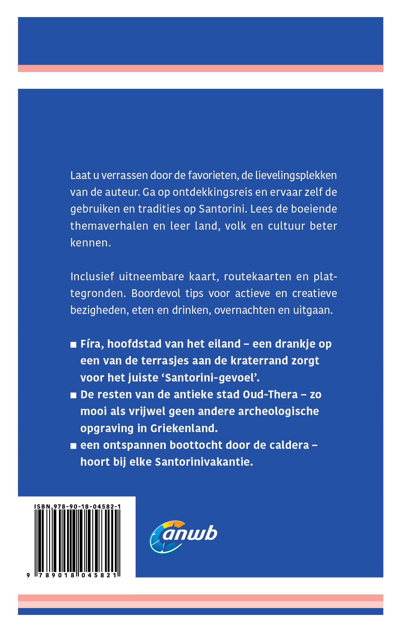 Santorini / ANWB Ontdek achterkant