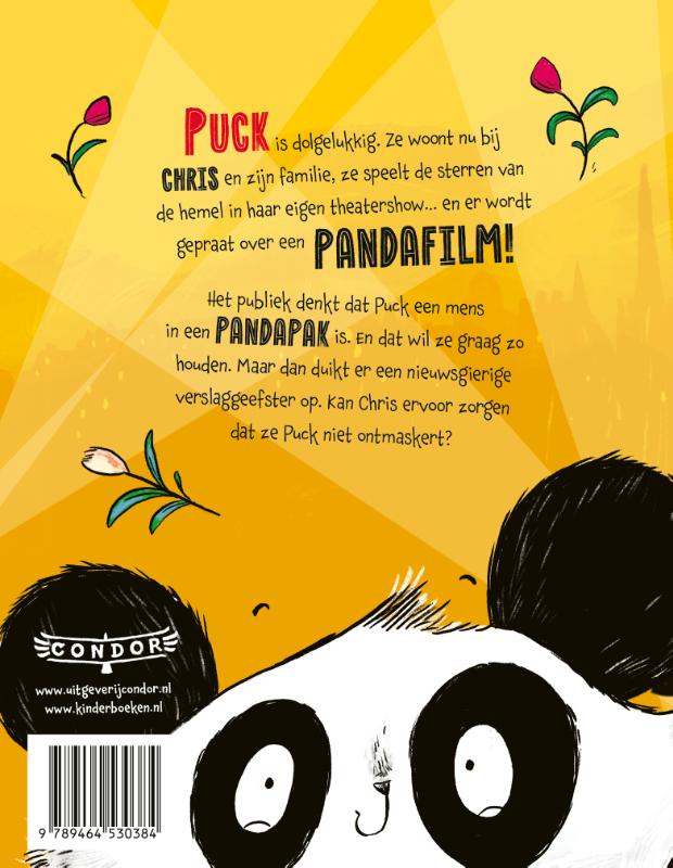 Een panda op het podium / Een panda voor mijn verjaardag achterkant