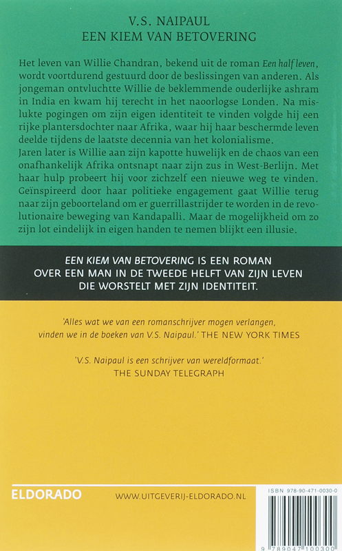 Een kiem van betovering achterkant