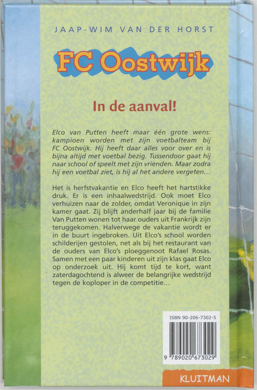 In de aanval! / FC Oostwijk achterkant