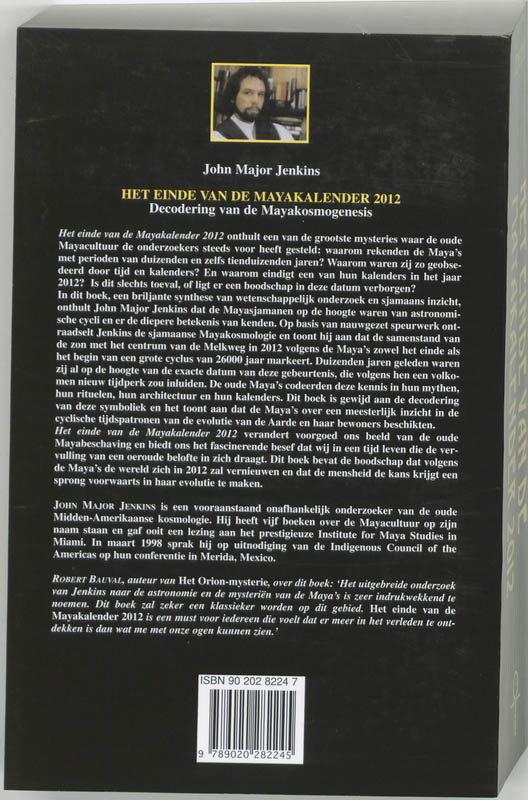Einde Van De Maya Kalender 2012 achterkant