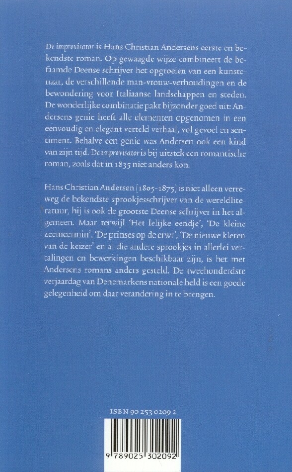 De improvisator achterkant