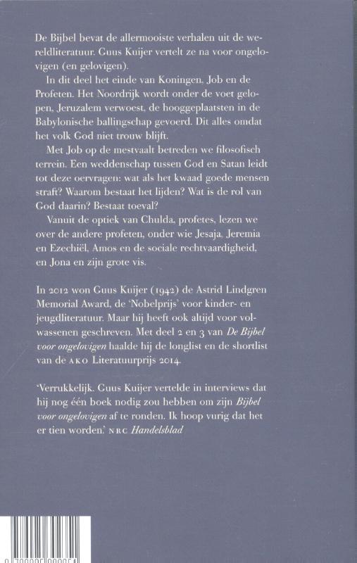 De Bijbel voor ongelovigen 5 De twee koninkrijken, Job en de profeten achterkant
