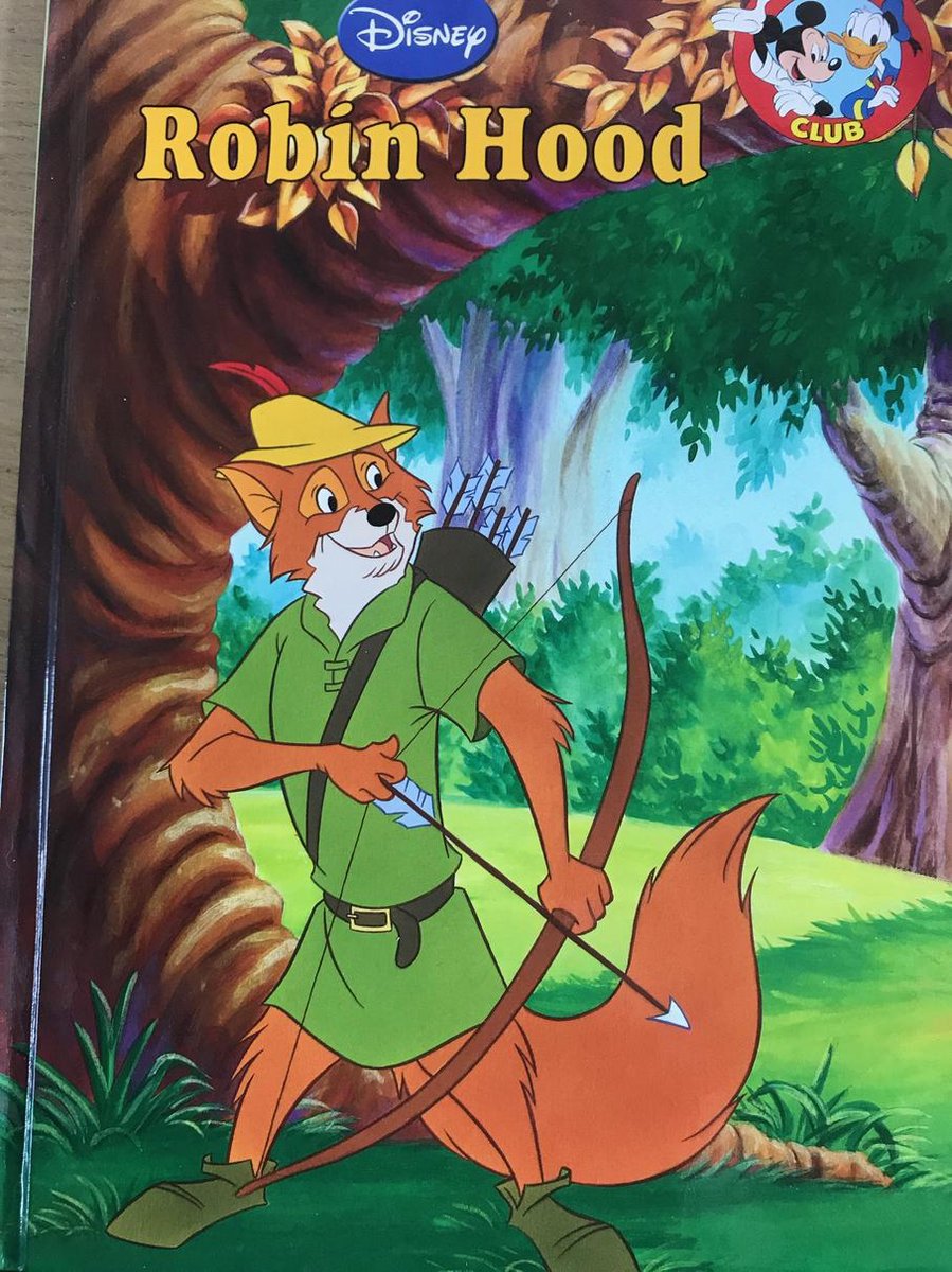 Robin Hood Disney club leesboek met luister CD