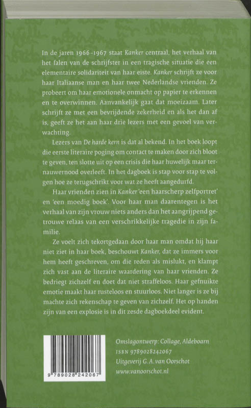 Dagboek 1966-1967 achterkant