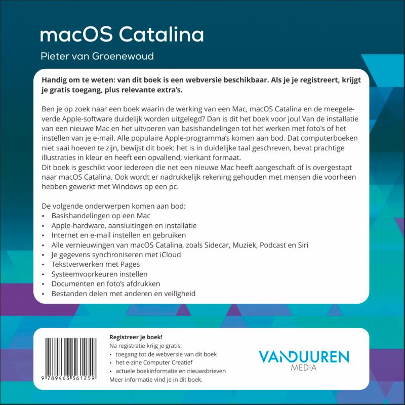 macOS Catalina achterkant