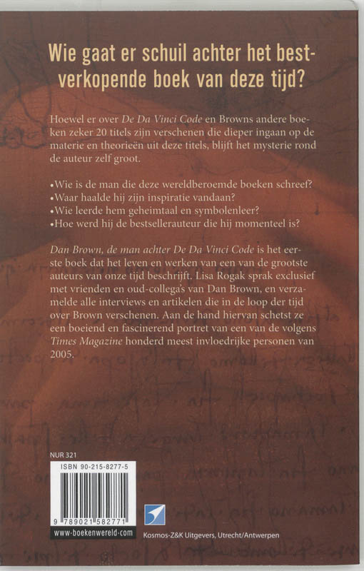 Dan Brown achterkant