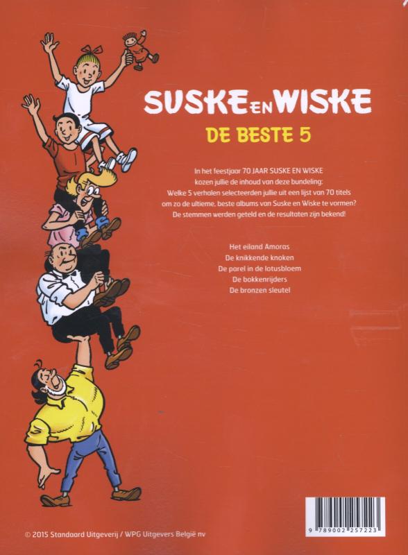 Suske en Wiske - De beste 5 achterkant