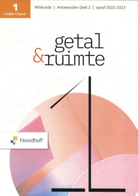 Getal en Ruimte vmbo-gt/havo 1 deel 2 antwoordenboek