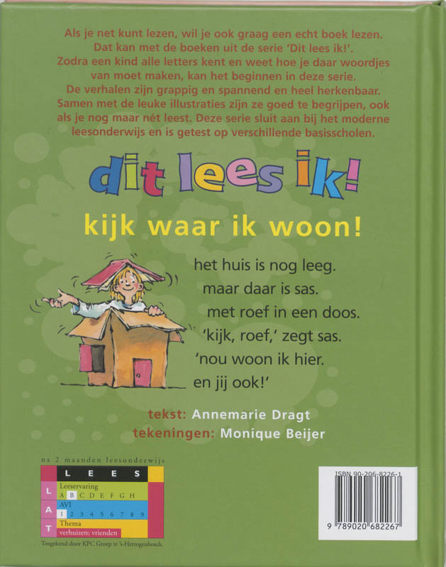 Kijk waar ik woon! / Dit lees ik! achterkant