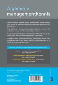 Algemene managementkennis / Theorieboek / Nemas Middle Management achterkant