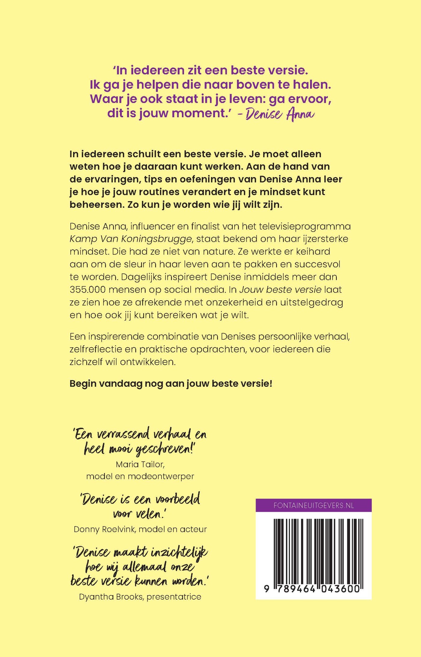 Jouw beste versie achterkant