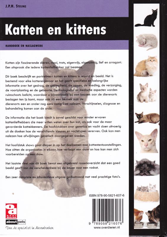 Over Dieren - Katten en kittens achterkant