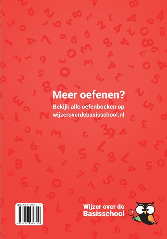 Rekenen / groep 3 1e helft / Oefenboek / Aandacht voor Rekenen achterkant