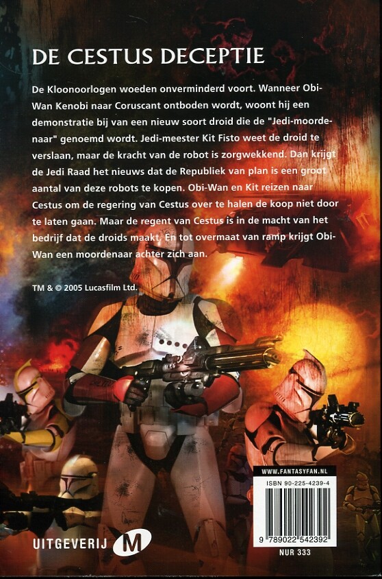 De cestus deceptie / Star Wars achterkant