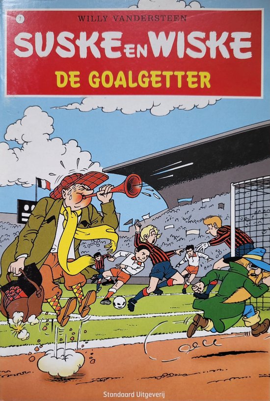 Suske en Wiske no 7 - De Goalgetter (speciale uitgave A5 formaat diverse Dagbladen)