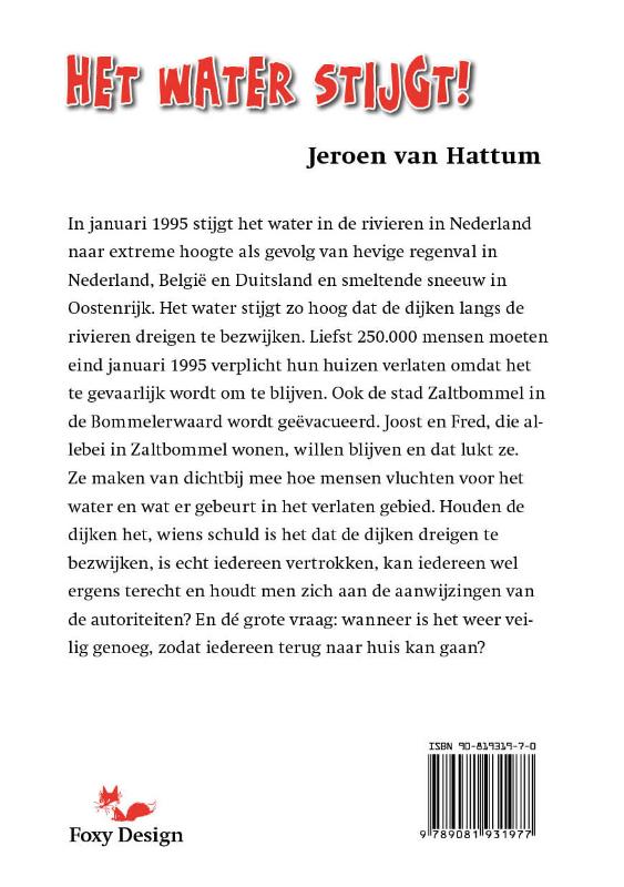 Het water stijgt! achterkant