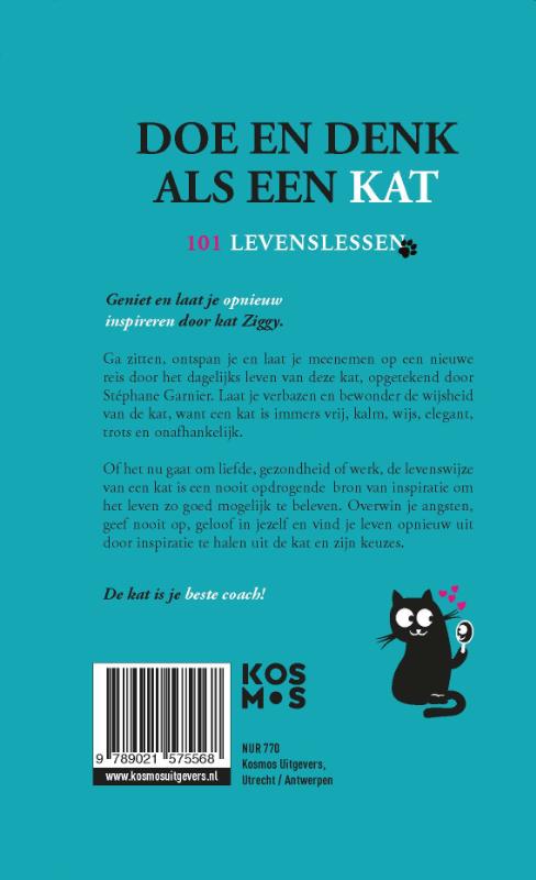 Doe en denk als een kat-101 levenslessen achterkant