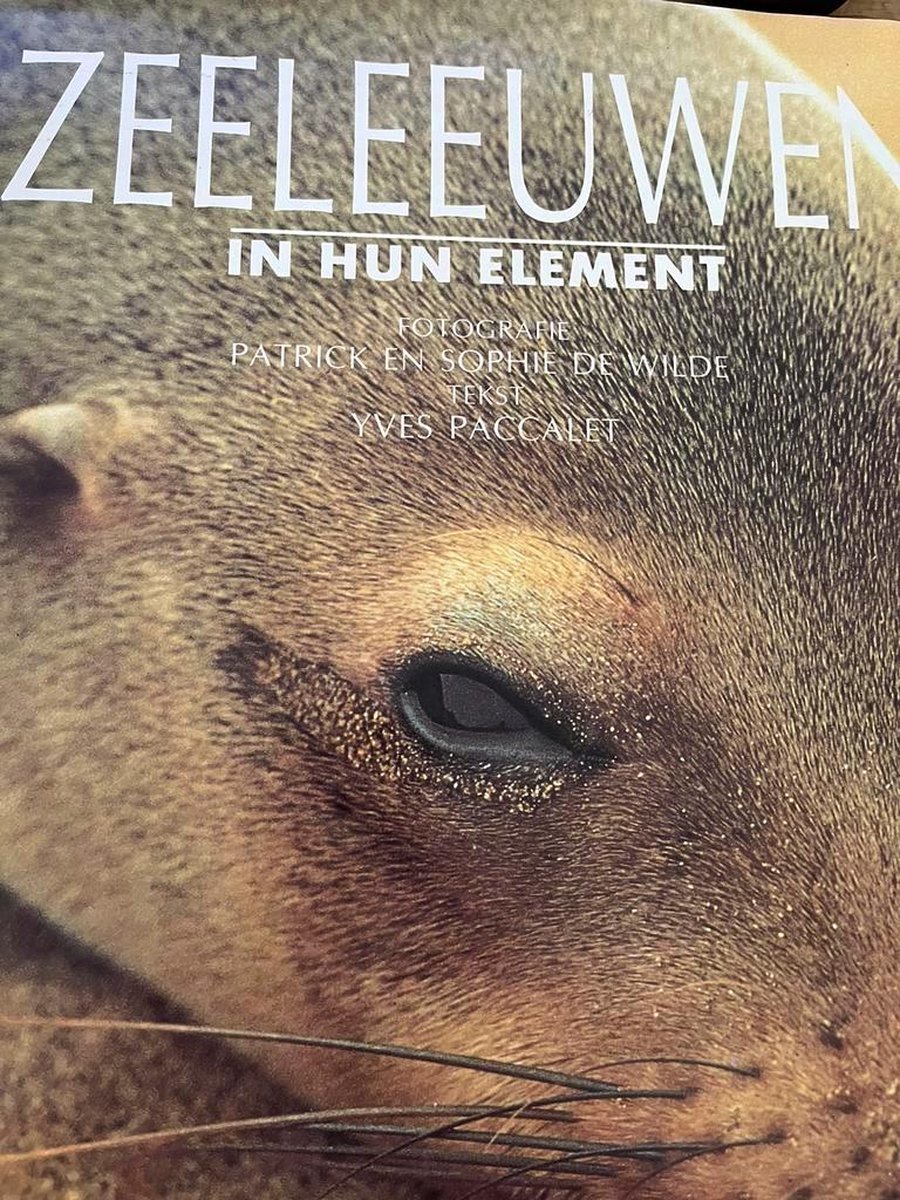 boekenbalie_9789051123555_cover ZEELEEUWEN IN HUN ELEMENT