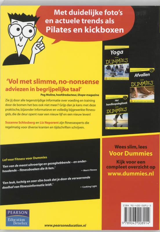 Voor Dummies - Fitness voor Dummies achterkant