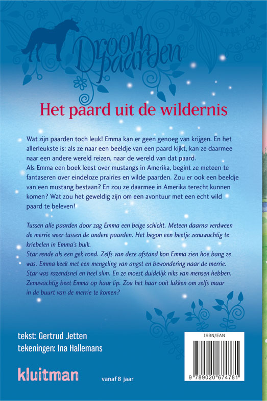 Het paard uit de wildernis / Droompaarden achterkant