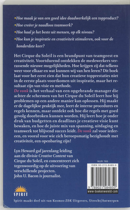 De vonk De vonk achterkant