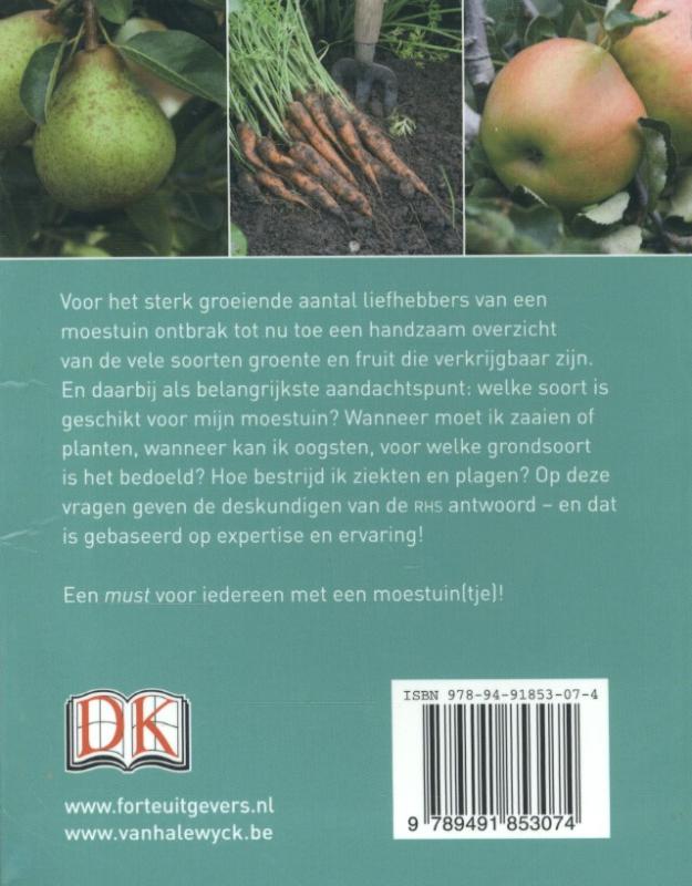 Praktisch zakboekje voor de moestuin achterkant