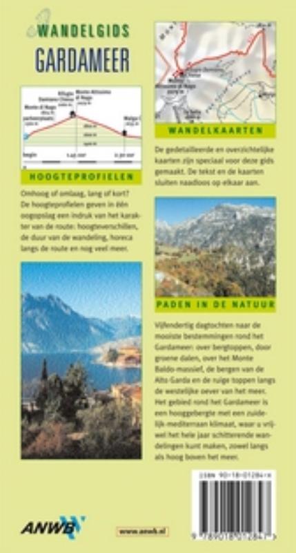 Gardameer / ANWB wandelgids Gardameer / ANWB wandelgids achterkant